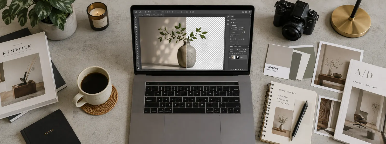 AI background remover preview
