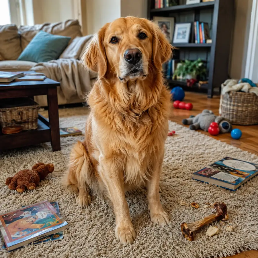 AI background remover use case — a pet dog cut out as a transparent PNG sticker