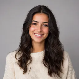 Person 2 input example for the AI couple photo maker — friendly young woman portrait