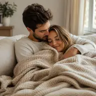 Hogar Acogedor AI couple photo style