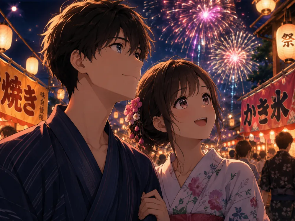 AI couple dance video scene — a couple dancing on a city rooftop at night