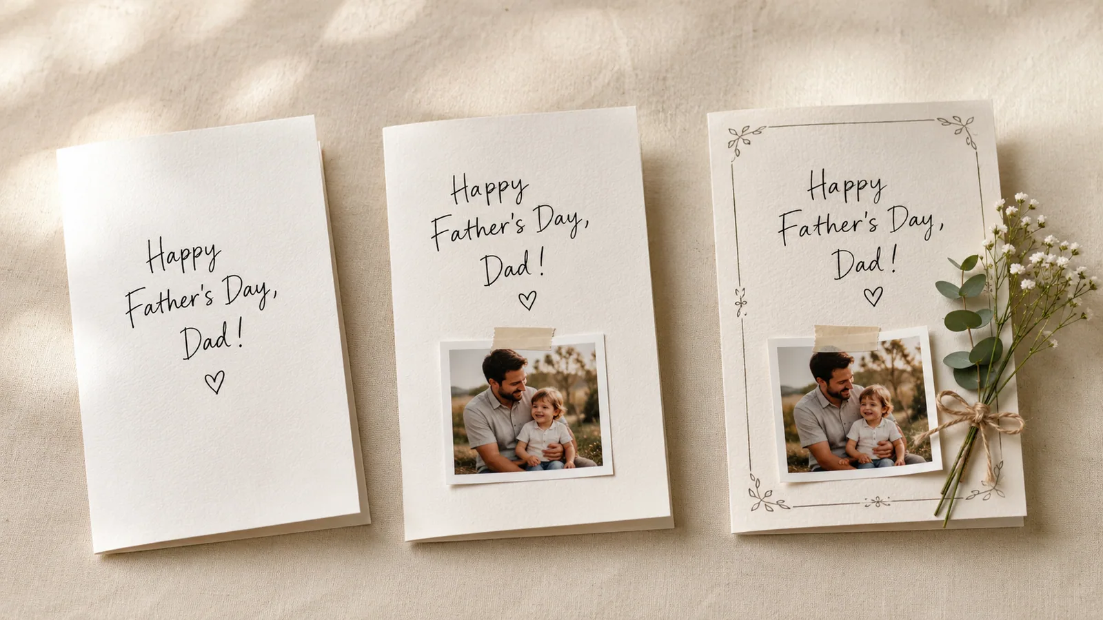 Step 3 — downloading the finished Father's Day card from the AI Father's Day card maker