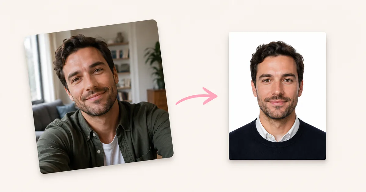 AI ID photo maker preview