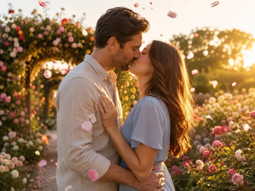 AI kiss video preview — sweet kiss
