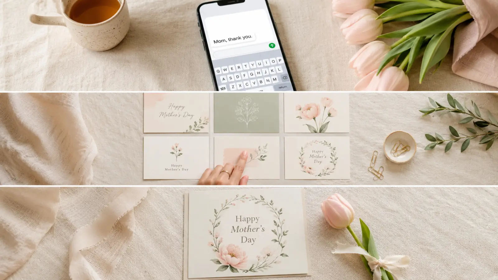 Step 3 — downloading the finished Mother's Day card from the AI Mother's Day card maker