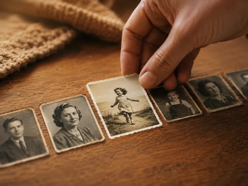 How to use AI Old Photo Revival step 2 — choosing a gentle motion scene