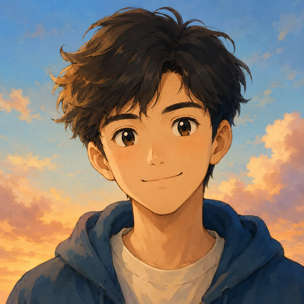 AI Photo to Ghibli profile picture — a Ghibli-style avatar portrait