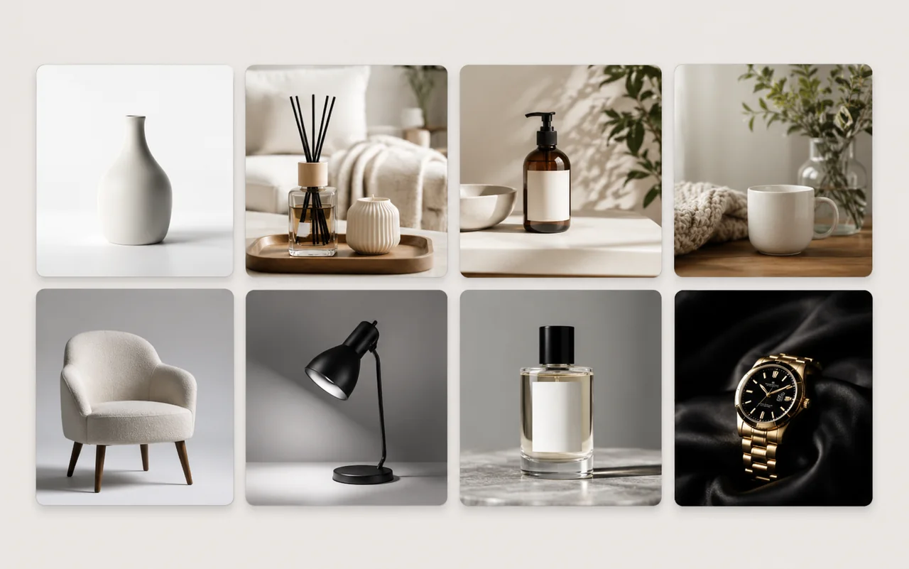 Step 2 — choose a display scene in the AI product mockup generator