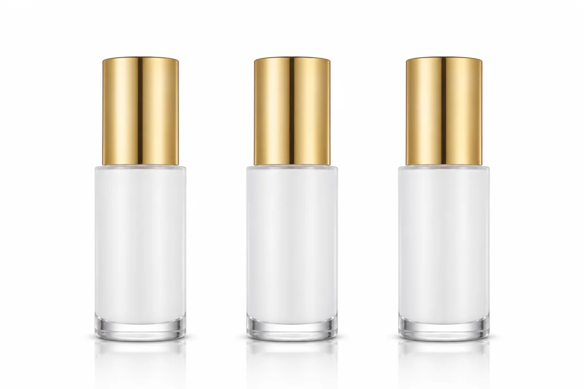 E-commerce listings use case — consistent AI product mockups of cosmetic bottles for an online store