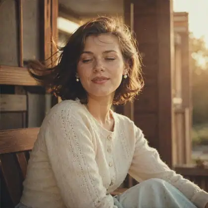 AI-generated concept frame — golden-hour cinematic preview for an AI video generator scene