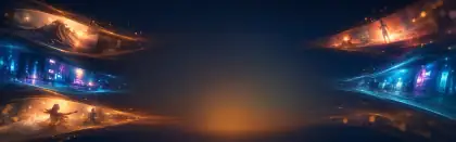 AI-generated cinematic frame — aerial mountain landscape preview for an AI text to video generator scene