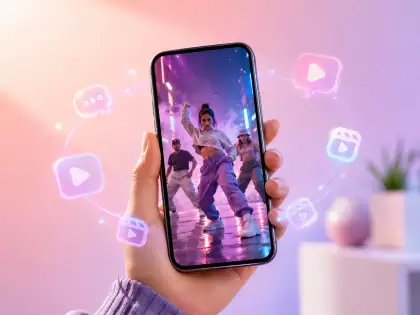 AI video generator use case — music video moodboard frame