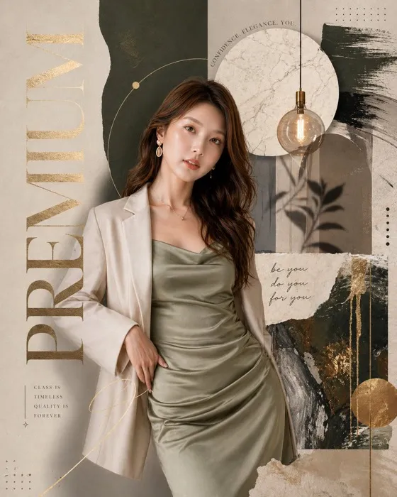 GPT Image 2 prompt — luxury fashion magazine collage poster with readable text