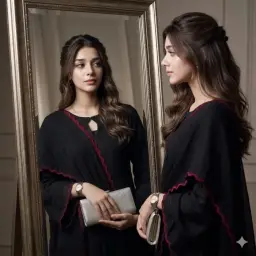 GPT Image 2 sample — 4K high-fashion editorial mirror portrait