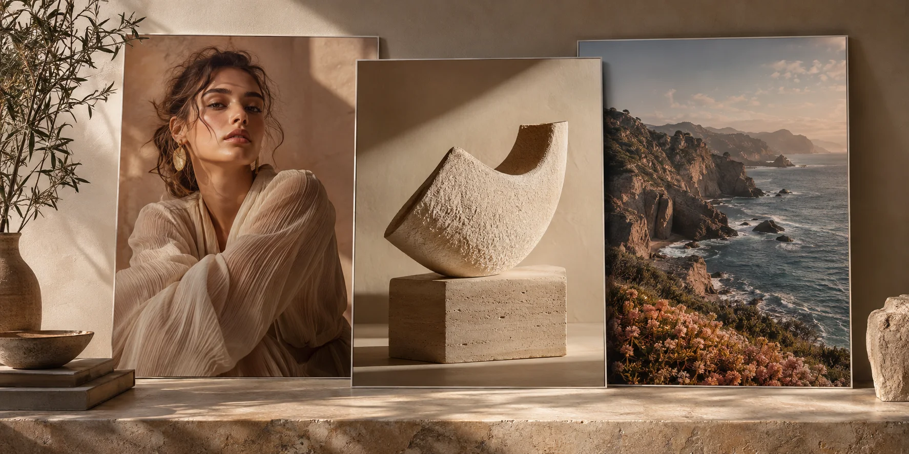 Portrait, product and landscape image-generation workflows