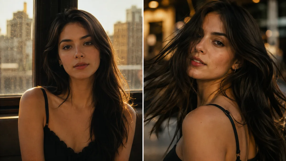 Side-by-side portrait comparison — Hailuo vs Wan 2.6