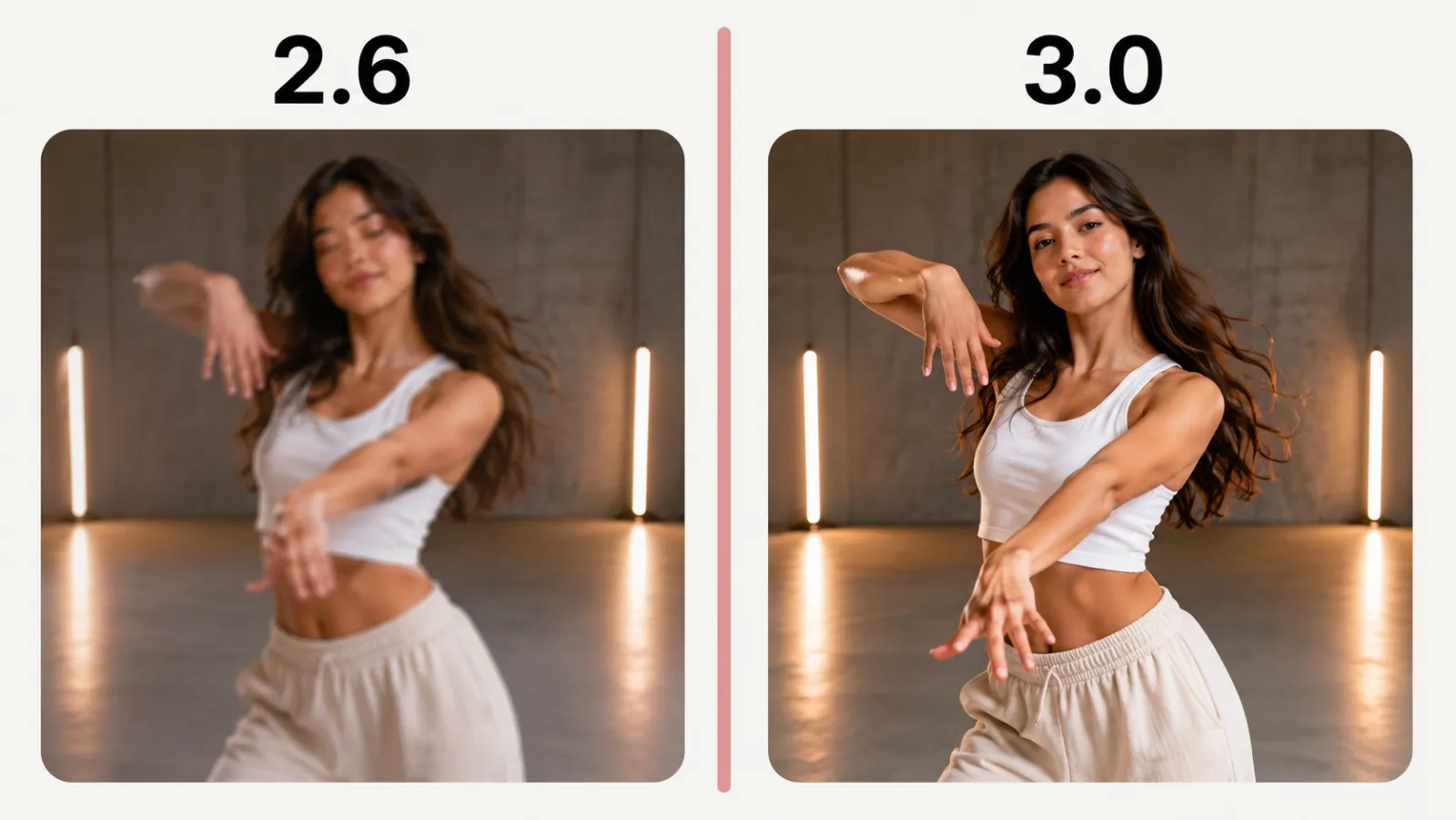 Kling 3.0 Motion Control vs Kling 2.6 — sharper faces, steadier hands and longer duration