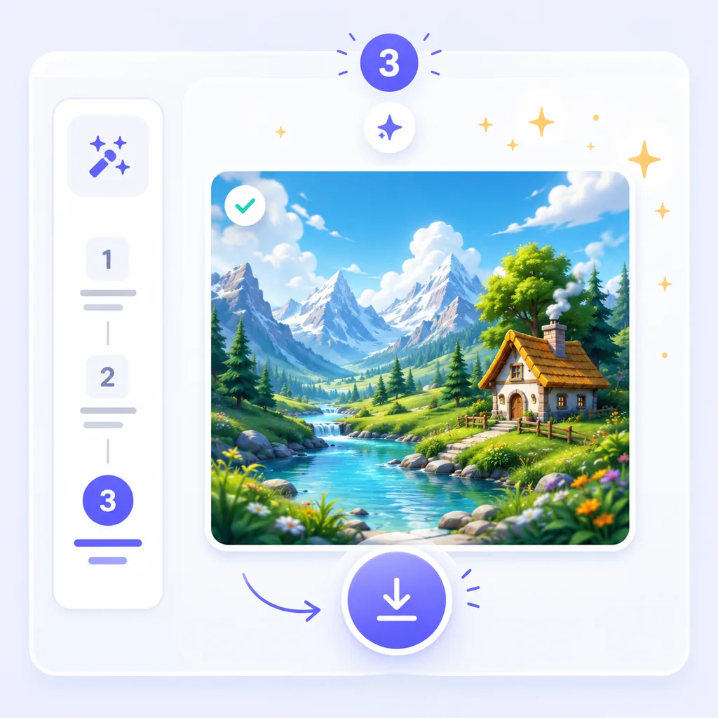 How to use Nano Banana Pro, step 3 — generate and download your 4K image