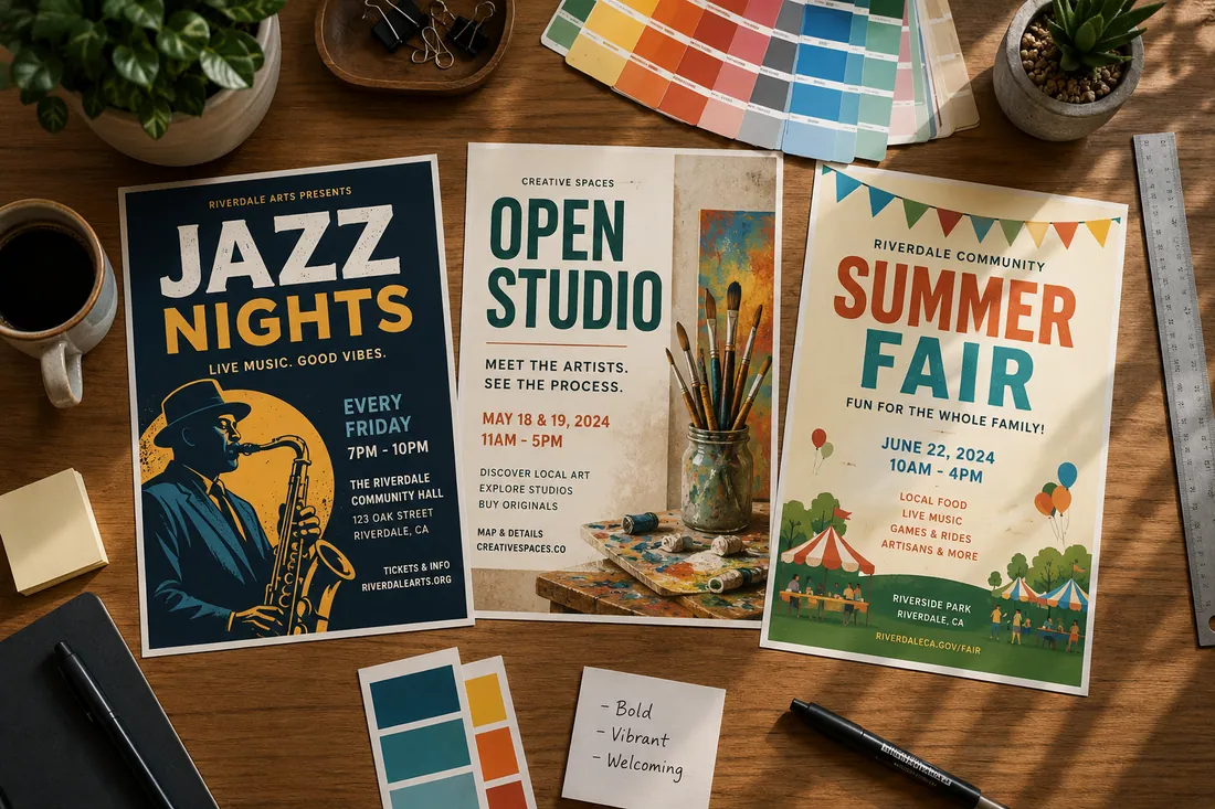 Seedream 4.5 for poster design — marketing posters with bold legible headline type
