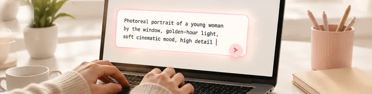 Step 1 — typing a prompt into the Seedream 5 generator