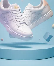 Z Image Turbo use case — e-commerce sneaker advertisement image